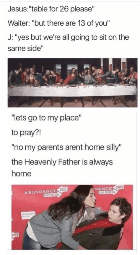 jesus last supper funny meme